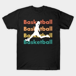 Basketball shirt in retro vintage style - gift for basketball player T-Shirt